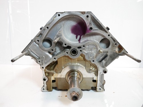Engine block crankshaft drive