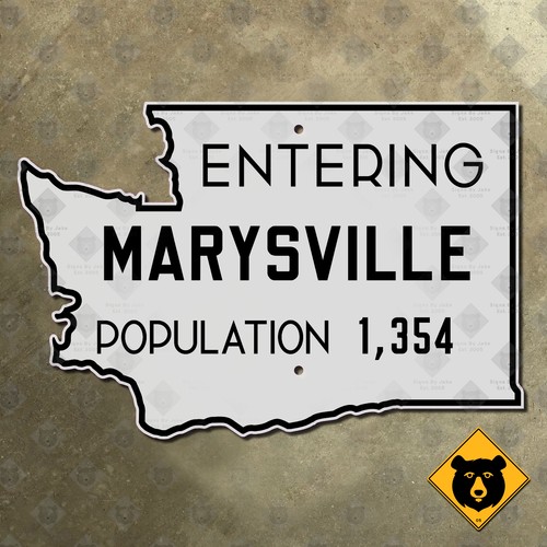 Entering marysville washington - marysville,