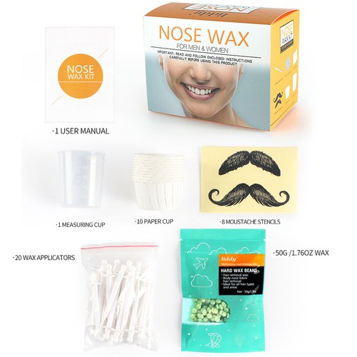 Nose ear hair waxing - ear,