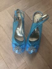 Size 40 Turquoise Open Toed