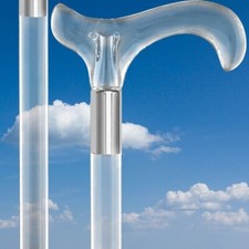 Clear Lucite Derby Handle