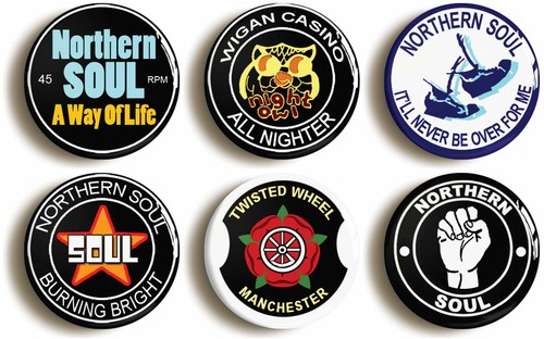 Northern soul badges - soul,