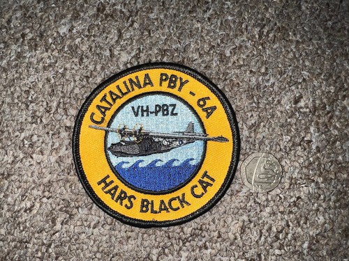 Catalina pby black cat - cat, patch