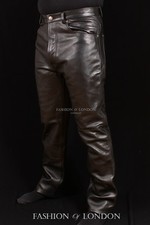 Men's Leather Trouser Pants