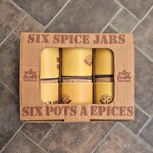 Vintage kilncraft spice jars - vintage,