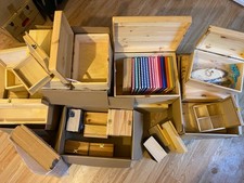 Job lot of wooden boxes, Tea