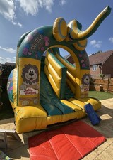 XL Commercial Bouncy Castle Slide Jungle Inflatable Adults Kids Blower Setup