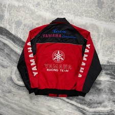 Vintage Yamaha Racing Team Competition 90's Red Black Small Short Textile Jacket