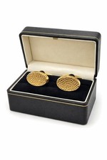 VINTAGE Gold Plated Embossed