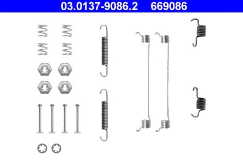 Brake shoes accessory kit ate - brake,