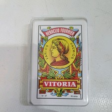VINTAGE Heraclio Fournier - VITORIA SPANISH - PLAYING CARDS - TAROT STYLE DESIGN