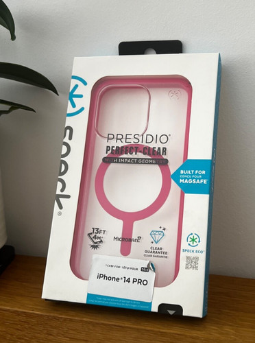 Speck perfect clear - with, pink