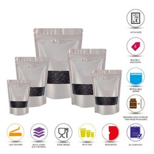 Window Silver Matt Stand Up