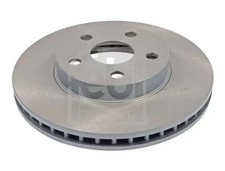 2x Brake disc Front Axle internally vented 108527 FEBI BILSTEIN for TOYOTA