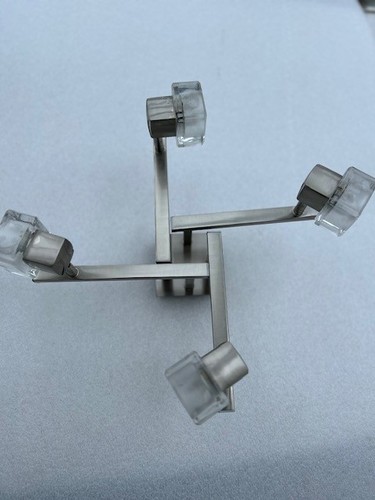 Arm chrome and glass - chrome, ceiling