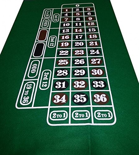 Dark green roulette - dark,