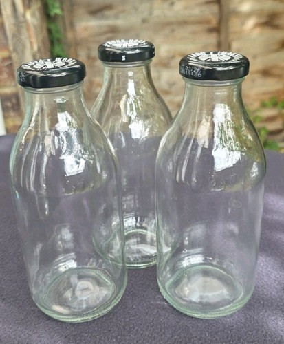 Empty clear glass bottles - empty,