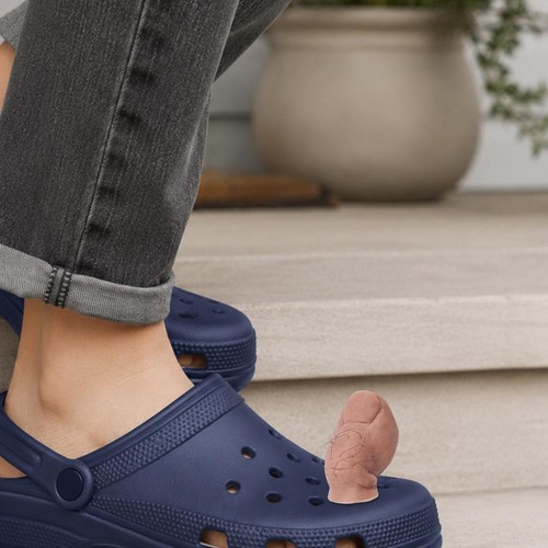 Funny toe shoe charms - shoe,