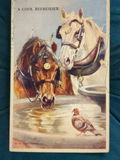 Valentine's- A Cool refresher  ( Horse) Mabel Gear. 1954