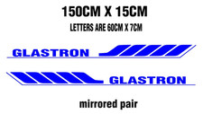 GLASTRON  Boat lettering side