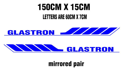 Glastron boat lettering - boat,