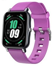 Qnix Smart Watch By Qinux Calls Bluetooth Phone Call Watch Oxygen Health Purple