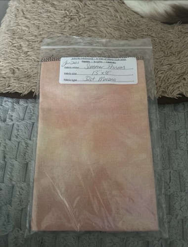 Hand dyed cross stitch fabric