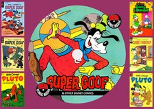 Super Goof & Other Disney Comics On PC DVD Rom (CBR Format)