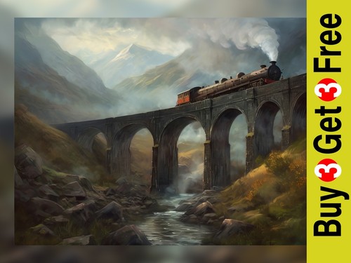 Vintage charm steam train - steam,