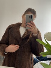 Natural Fur Coat for Women – Beaver Fur, Size S