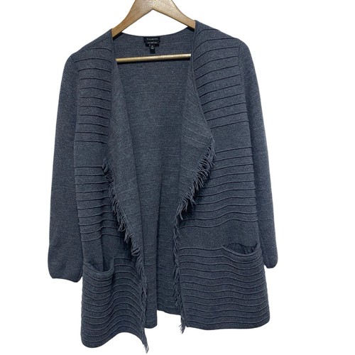 Talbots cardigan womens gray - cardigan,