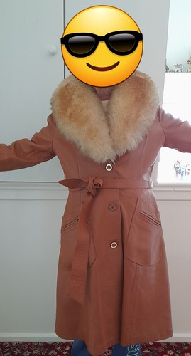 Vintage ladies brown leather - vintage,