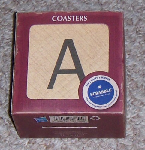 Hasbro scrabble game - hasbro, coaster