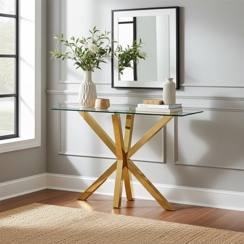 Hall table spider glass - table,
