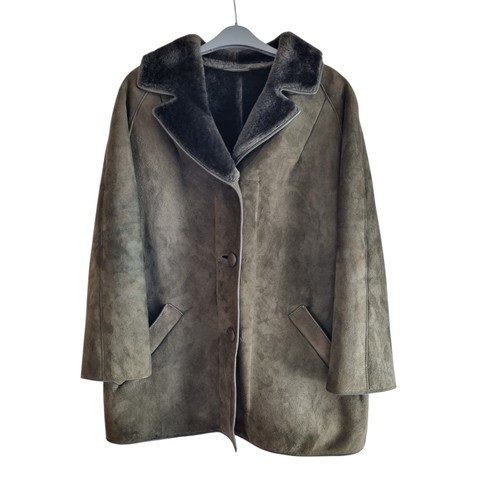 Morlands olive green - green, sheepskin