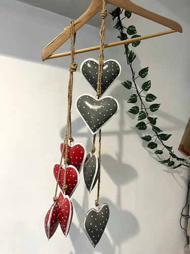 Metal heart wall hanging - wall,