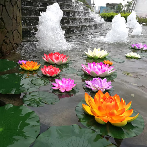Artificial lotus water lily - 7x,