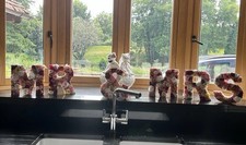 Wedding Artificial Flowers Decoration Mr & Mrs Letters