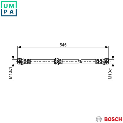 Brake hose 987 - brake, 1