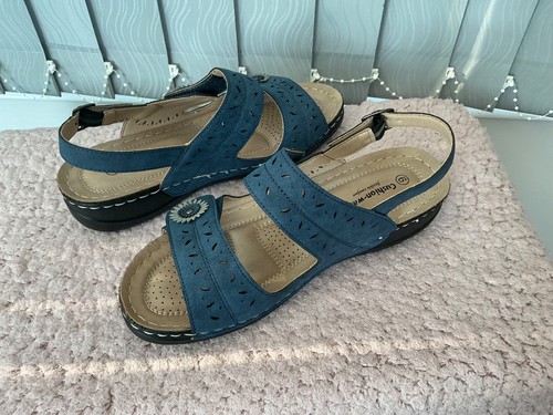 Ladies cushion walk sandals - cushion,