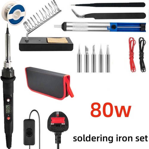 Soldering iron kit 80w - 80w, lcd