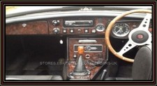 MGB AND GT MK2 1970-74 - Gloss Black - Walnut Wood - Mahogany - Carbon Dash Kit