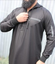 Mens Boys Hooded Sporty Jubba