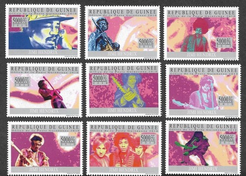 Jimi hendrix stamps special - hendrix,
