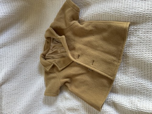 Teddy doll wool vintage coat - doll,