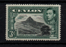Ceylon KGVI 3c Perf 14 SG387c