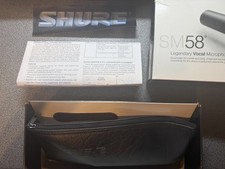 Shure SM58 Microphone and case