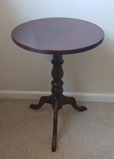 Vintage round wooden