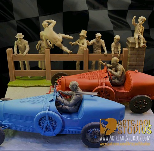 Grand prix 1900 - grand, diorama