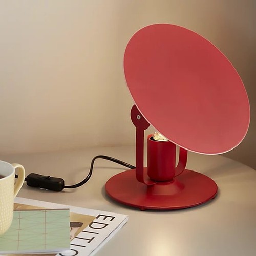 Matt red adjustable head table - matt,